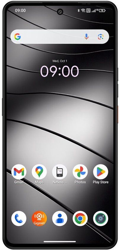 Gigaset GS6 PRO 16,9 cm (6.67") Dual SIM Android 15 5G USB Type-C 8 GB 128 GB 5300 mAh Zwart