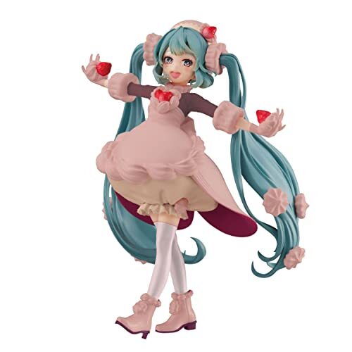 Furyu Hatsune Miku SweetSweets Series PVC Statue Hatsune Miku Strawberry Chocolate Short 17 cm