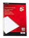 5Star 794648 schrijfblok & schrift A4 80 vel Wit