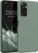 kwmobile telefoonhoesje geschikt voor Xiaomi Redmi Note 11 Pro / Note 11 Pro (5G) / Note 12 Pro (4G) - Hoesje met siliconen coating - Smartphone case in Regenwashed groen