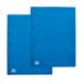 OXFORD 2 stuks zichtmap 200 weergaven / 100 hoezen A4, initiaal, polypropyleen, blauw