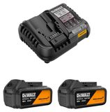 DeWALT Power Set McLaren (2 x 18V 4,0 Ah + DCB1104)