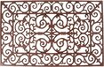 Esschert Design Gietijzeren Deurmat Rechthoek - Bruin - 46 x 72 cm