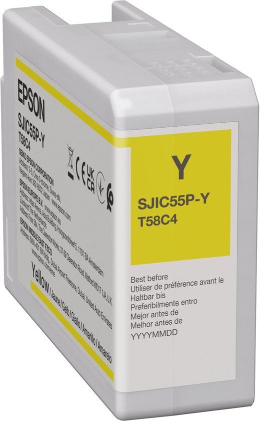 Epson SJIC55(Y) Origineel Geel Inktcartridge