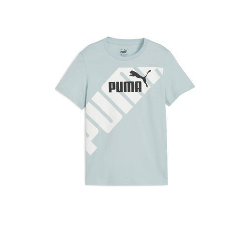 Puma Puma T-shirt Power Graphic lichtblauw