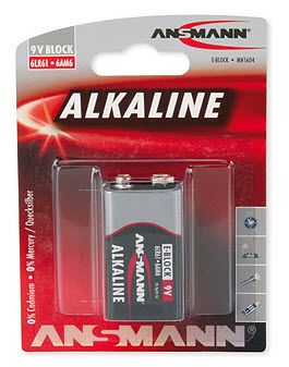 Ansmann 9V E-Block Alkaline Battery