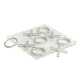 Deco 79 Tic Tac teen, ijzer, 30,5 cm x 2,5 cm x 30,5 cm