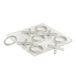 Deco 79 Tic Tac teen, ijzer, 30,5 cm x 2,5 cm x 30,5 cm