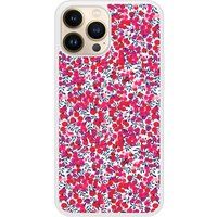 Liberty Verstevigd hoesje met sublimatie bedrukking, compatibel met Apple iPhone 13 wiltshire rouge