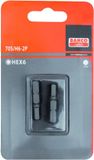 Bahco 2xbits hex 6x30 mm 5/16" | 70S/H6-2P
