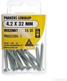 Deltafix Bol Spaanplaatschroeven Lenskop Pozidriv RVS 4.2x16mm