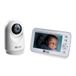 Tommee Tippee Dreamview Audio & HD Video Babyfoon met Nachtzichtcamera en rustgevende geluiden, USB oplaadbaar, draagbare 5 inch display ouderunit met 250 m bereik.