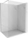 Mexen Lunar paroi de douche Walk-in droite 110 x 200 cm, transparent 8 mm, chrome
