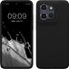 kwmobile telefoonhoesje geschikt voor Motorola Edge 60 Neo / Edge 50 Neo / ThinkPhone 25 - Hoesje met siliconen coating - Smartphone case in zwart