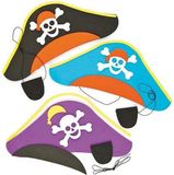 Baker Ross Sets met piratenhoeden en ooglapjes (3 stuks per verpakking)