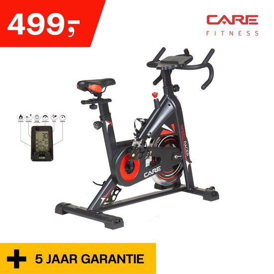 Care Fitness Speedracer Racefiets - Spinningfiets - Zwart - 5 jaar garantie
