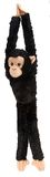 Wild Republic 15260 - Hanging Monkey Chimpansee pluche aap 51 cm