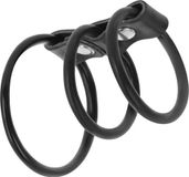 DARKNESS BONDAGE Darkness Flexible Cock Rings Set Of 3