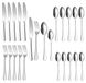 Omgoods - Set de couverts de 24 pièces en acier inoxydable avec finition brillante
