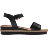 Tamaris Sandalen Zwart Leer Dames Maat 41