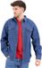 Levi's Relaxed Fit Western Shirt - Men - Long Sleeve - Blue - Size S