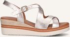 LINA LOCCHI 5547 Sandalen - Met Sleehak - Dames - Goudkleurig - Maat 40