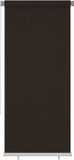 vidaXL Rolgordijn voor buiten 105(B)x230(H) cm HDPE bruin