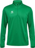 Hummel Hmlessential Half-Zip Multisportjack voor volwassenen, met korte ritssluiting, gerecyclede stof