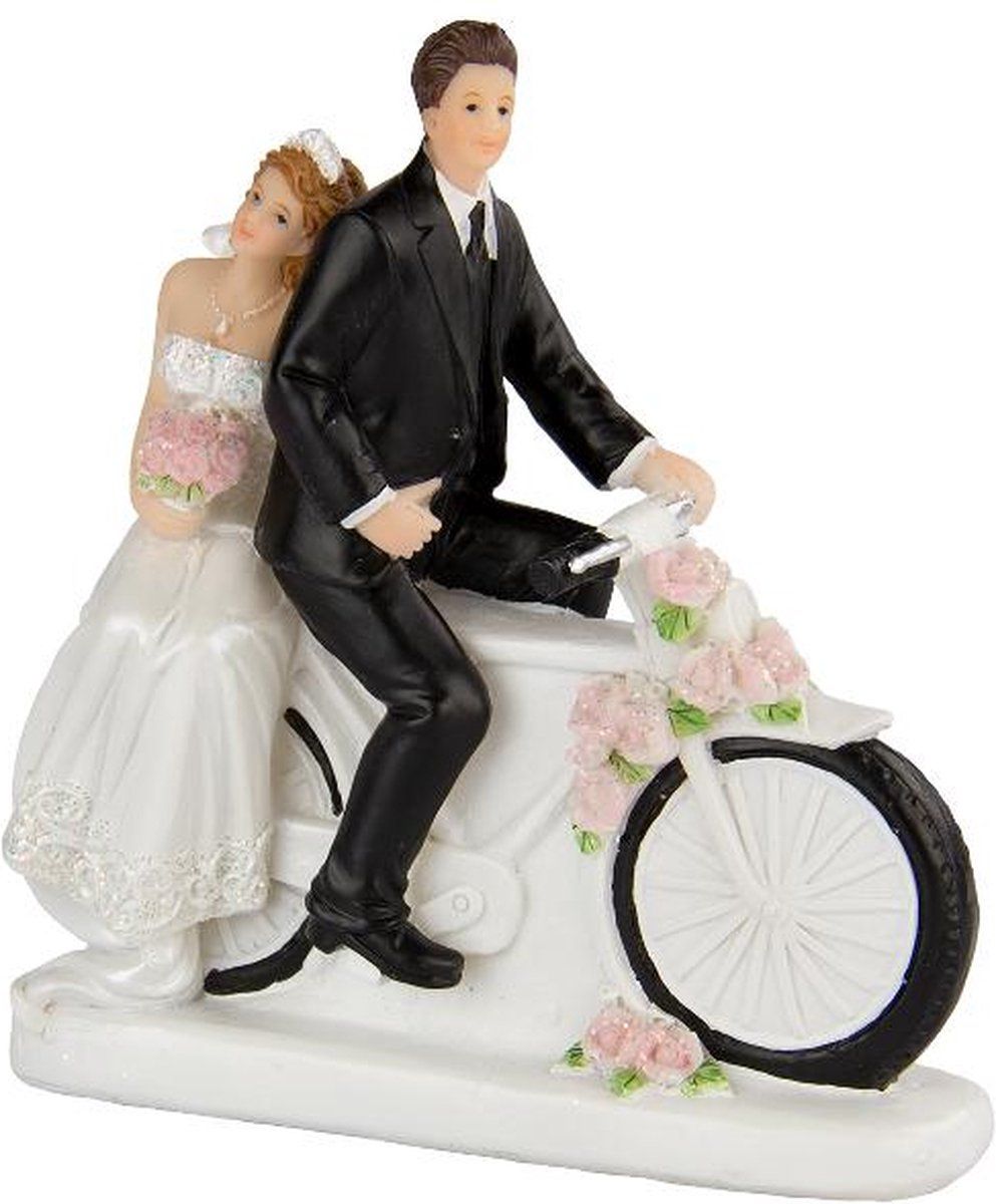 Folat Trouwfiguurtje op Fiets/stk