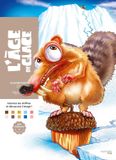 Hachette Heroes Coloriages Mystères L'Age de Glace Kleuren op nummer Kleurboek