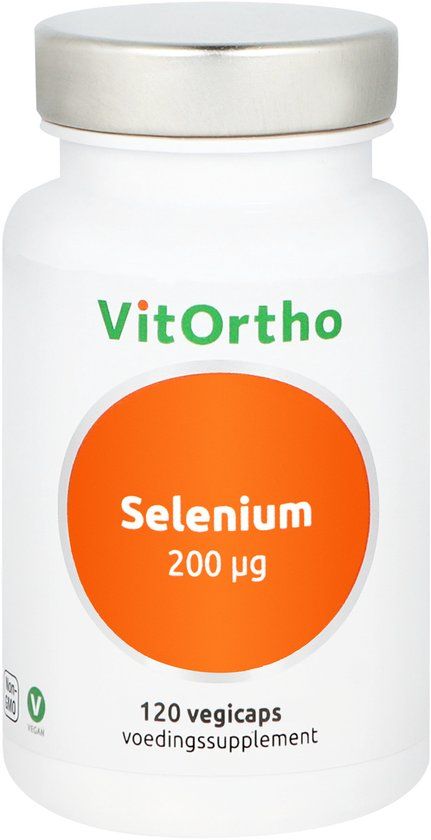 VitOrtho Selenium 200mcg 120 Vegetarische capsules