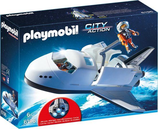 PLAYMOBIL Space Shuttle met bemanning - 6196