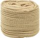 vidaXL Boottouw 6 mm 100 m naturel