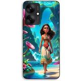 Maniacase Hoesje voor Xiaomi Redmi 13C 5G Vaiana Art Anime
