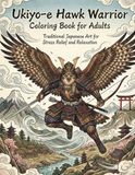 Ukiyo-e Ukiyo-e Hawk Warrior Coloring Book for Adults