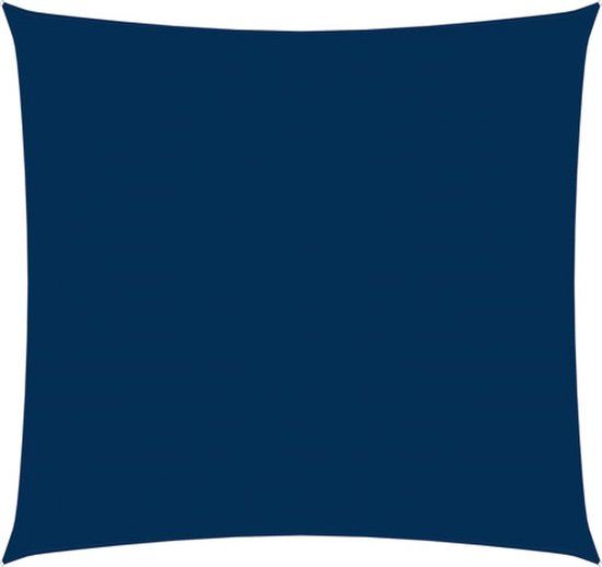vidaXL Zonnescherm Vierkant 7x7 m Oxford Stof Blauw