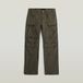 G-Star 3D Regular Straight Cargo Heren Joggingbroek Katoen Elastaan Asfalt 30/34