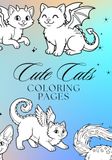 Cute cats coloring book