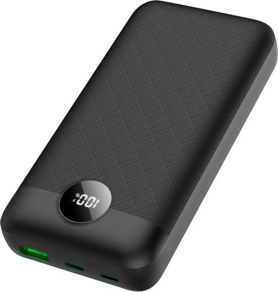 Golden Sound Powerbank 20.000mAh - 22,5W Snellader - Noodpakket - USB-A & USB-C - Quick Charge met Led Display