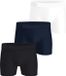 Björn Borg Microfiber Boxers - Heren - Lange Pijpen - 1-Pack - Wit/Navy Blauw/Zwart