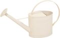 Mega Collections Gieter Retro - metaal - crème wit - 7 liter - 47 x 36 cm - met broeskop - stijlvol en robuust