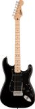 Squier Sonic Stratocaster HSS MN Black elektrische gitaar