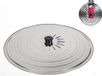 Gerimport Universele spatdeksel/pannendeksel voor pannen - RVS - 34 cm