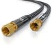 CSL - 3m HDTV satellietkabel met Braiding 135Db 75 Ohm - F-stekker naar F-stekker - SAT-kabel - HDTV coaxkabel antennekabel - DVB-T2 radio FM DAB DAB