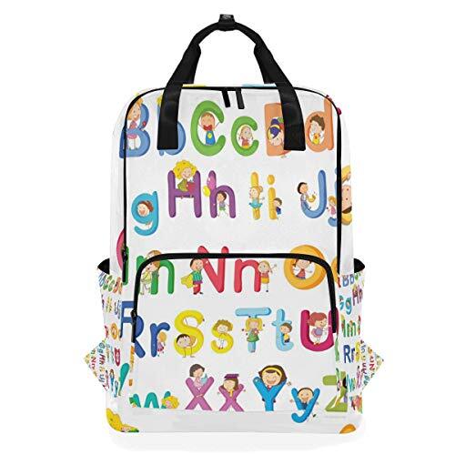 MONTOJ Travel Rugzak Creatieve Letters School Rugzak