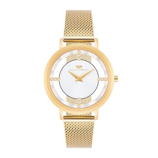 Rhodenwald & Söhne Lucrezia Dameshorloge - Goudkleurig - Staal - 36 mm