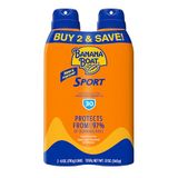 Banana Boat 2x Sport Ultra SPF 30 - Zonnebrand - 2x 170 gr, hoge bescherming