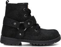 Ton & Ton Olenka Veterboots Meisjes Zwart Maat 22