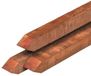 Tuindeco Schuttingpaal - Hardhout - 60 mm - Met punt - 300 cm