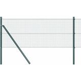 Poteau de clôture vert 10 x 0,8 m (treillis 19 x 19 mm)